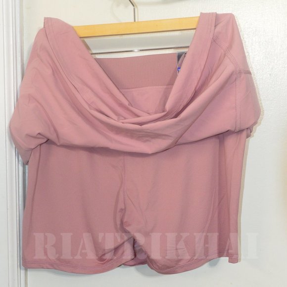 NWT 32 Degrees ladies Flowy woven lightweight skorts PINK - Picture 3 of 3